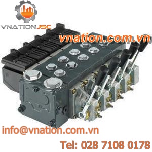spool hydraulic directional control valve / electrically-operated / proportional / compact