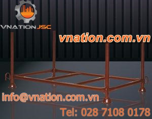 metal pallet / Euro / storage / tubular