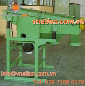linear vibrating screener / for bulk materials / stainless steel