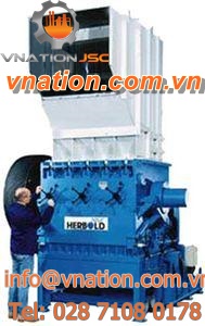 heavy-duty plastic granulator / for the plastics industry