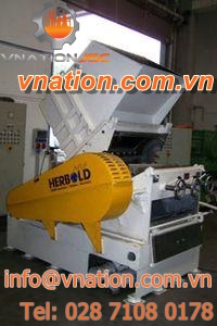 knife plastic granulator / heavy-duty / for the plastics industry