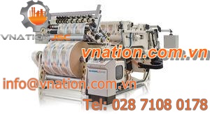 single-shaft slitter-rewinder / for paper