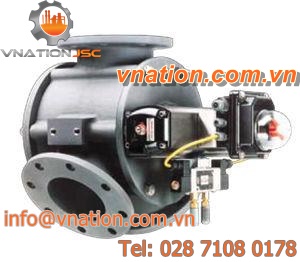 plug type valve / pneumatic / diverter