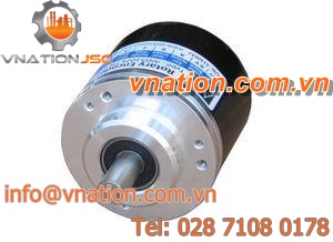 incremental rotary encoder / optical / magnetic / with clamping flange