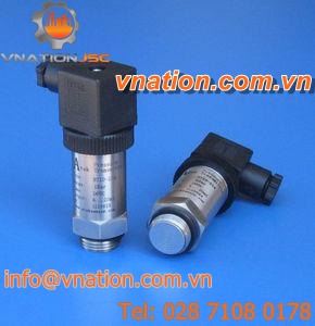 flush diaphragm pressure transmitter / with analog output / industrial / for food applications