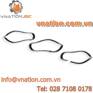 compression spring / wave / for bearings / stainless steel