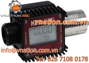 cooling liquid meter / flowmeter / diesel / water / positive displacement