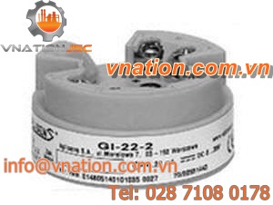 probe head-mounted temperature transmitter / 4-20 mA / programmable
