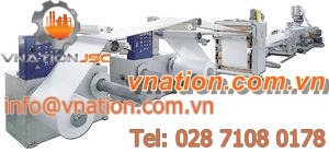 plastic sheet extrusion line / sheet / for polystyrene
