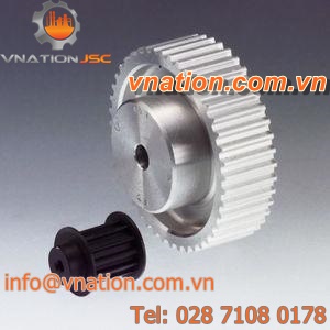 spur gear wheel / straight-toothed / flange / steel