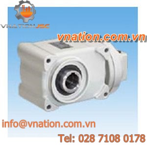 hollow-shaft servo-gearmotor / worm / compact