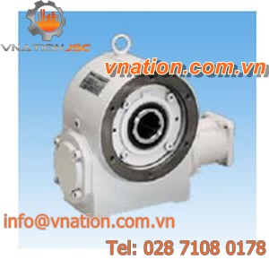 orthogonal servo-gearmotor / hollow-shaft / worm gear / low-noise