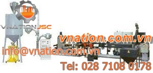 plastics recycling extrusion line / profile / for HDPE