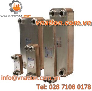nickel-brazed plate heat exchanger / liquid/liquid
