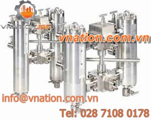 gas filter / liquid / for compressors / coalescing