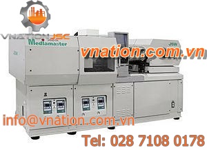 horizontal injection molding machine / hydraulic / for optical disc production