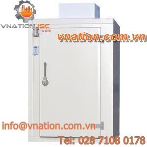 protective cabinet / free-standing / hinged door / metal