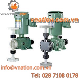 chemical pump / diaphragm / compact / for aggressive media
