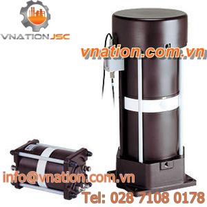 chemical pump / pneumatic / bellows / high-flow