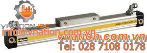 linear actuator / pneumatic / double-acting / rodless