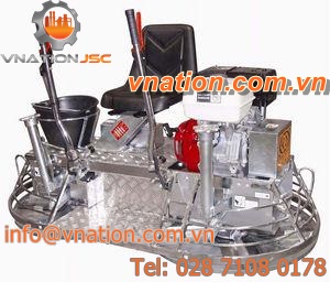 ride-on power trowel