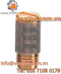 air filter / gas / metal wire / screw-lock