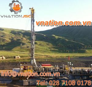 long-hole drilling rig / trailerable / rotary / hydraulic