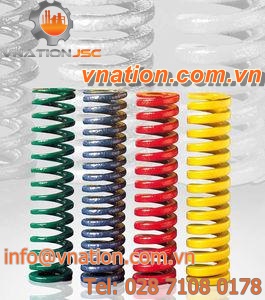 compression spring / wire / construction / DIN ISO 10243