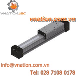 rodless cylinder / double-acting / stainless steel
