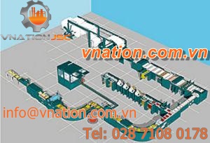 fully-automatic assembly line / spiral notebook / for ring binders