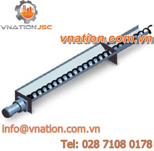 screw conveyor / chip / long-distance / horizontal