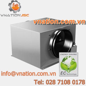 centrifugal fan / EC / low-noise / galvanized steel