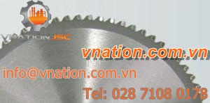 circular saw blade / carbide / cermet / for metal