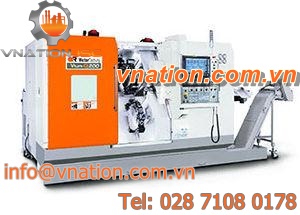 CNC turning center / 4-axis / three-turret / double-spindle