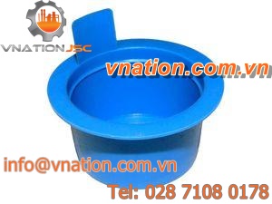 conical plug / female / non-threaded / low-density polyethylene LDPE