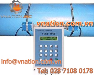 ultrasonic flow meter / transit-time / for liquids / wall-mount