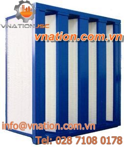 air filter / bag / for gas turbines / V-form