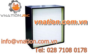 gas filter / panel / for laminar flow / clean-room