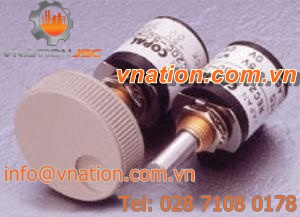 incremental rotary encoder / solid-shaft / manual setting