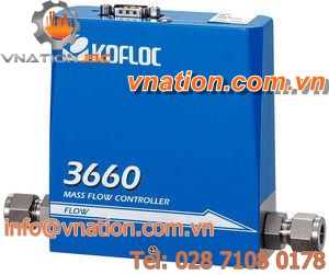 thermal mass flow controller / for gas / compact / cost-effective
