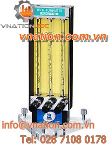 variable-area flow meter / for liquids / in metering tube / for gas mixing