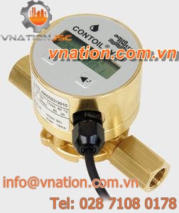 impeller flow meter / for fuel / insertion