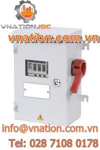manual isolator switch / low-voltage / fused