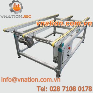 chain conveyor / workpiece / for heavy loads / wide