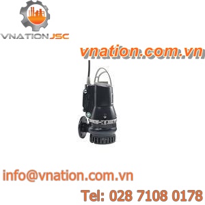 wastewater pump / with electric motor / rotary vane / submersible