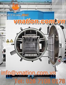heat treatment furnace / rotary retort / gas-fired / vacuum