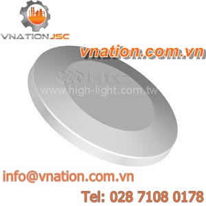 vacuum flange / stainless steel / solid