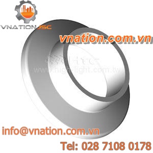 vacuum flange / stainless steel / flange socket