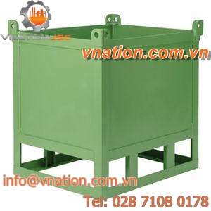 metal waste container / industrial waste