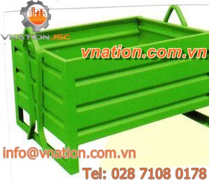 sheet metal crate / stacking